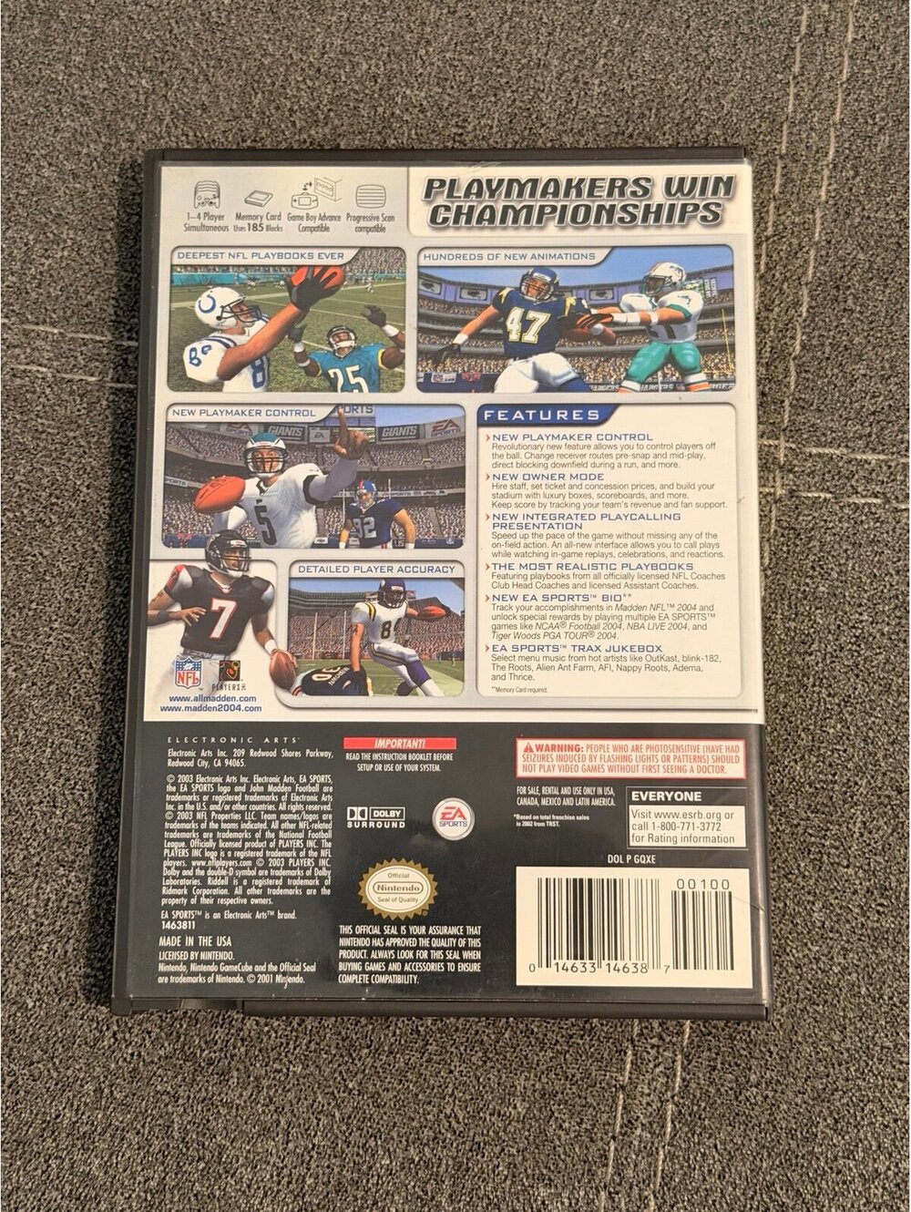 Madden 2004 for Nintendo - Picture 4 of 4